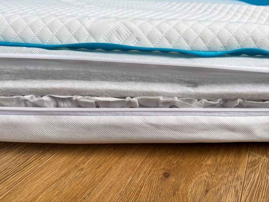 eight layers of the simba cot mattress